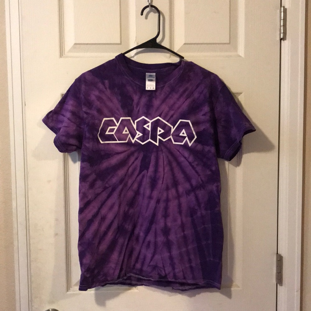 Purple tie dye Caspa t-shirt